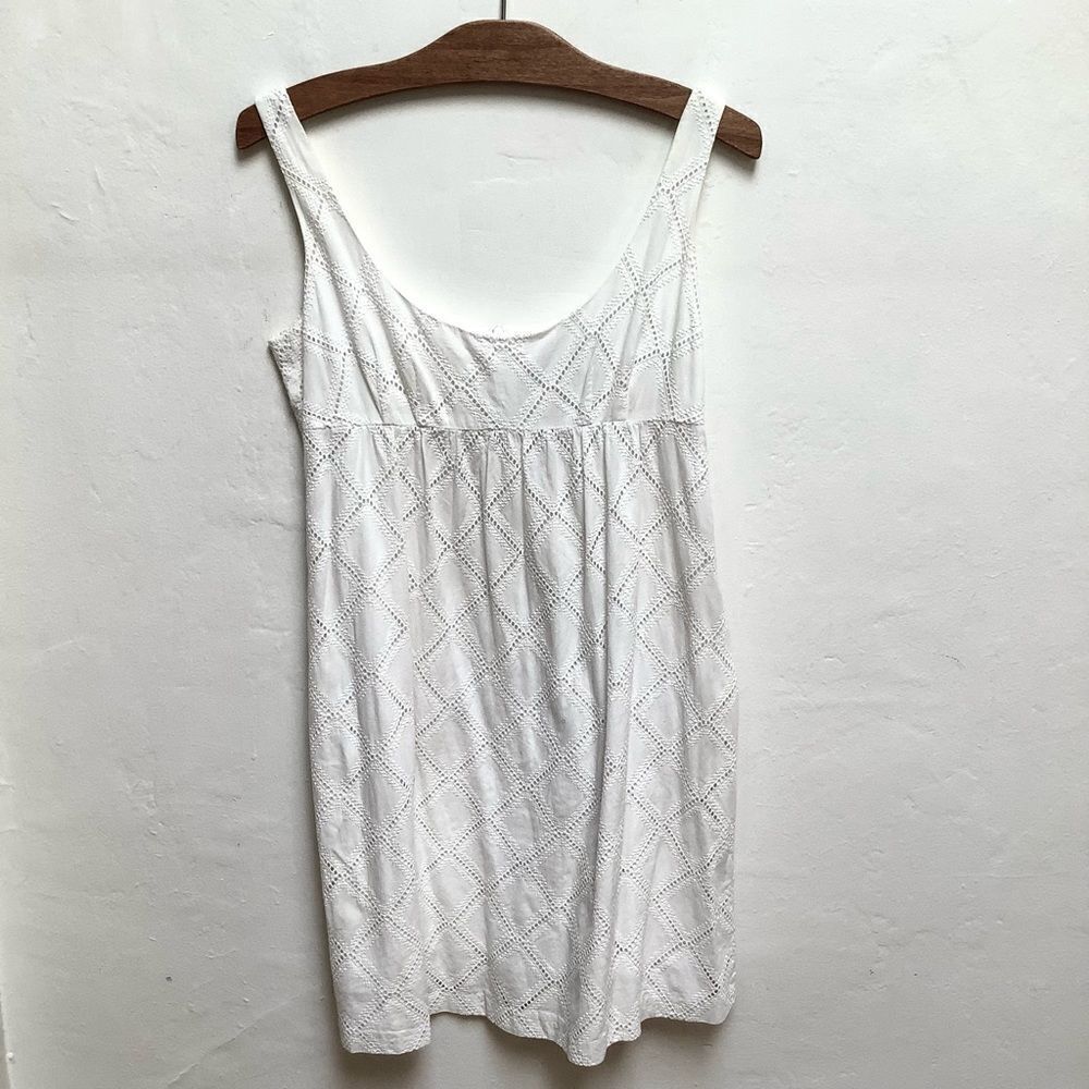 TRINA TURK WHITE WOMENS SUNDRESS